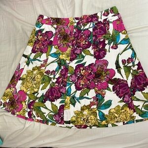 Lane Brant knee-length floral skirt